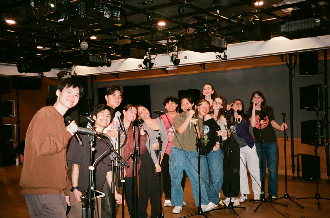 Vocollision group celebrating