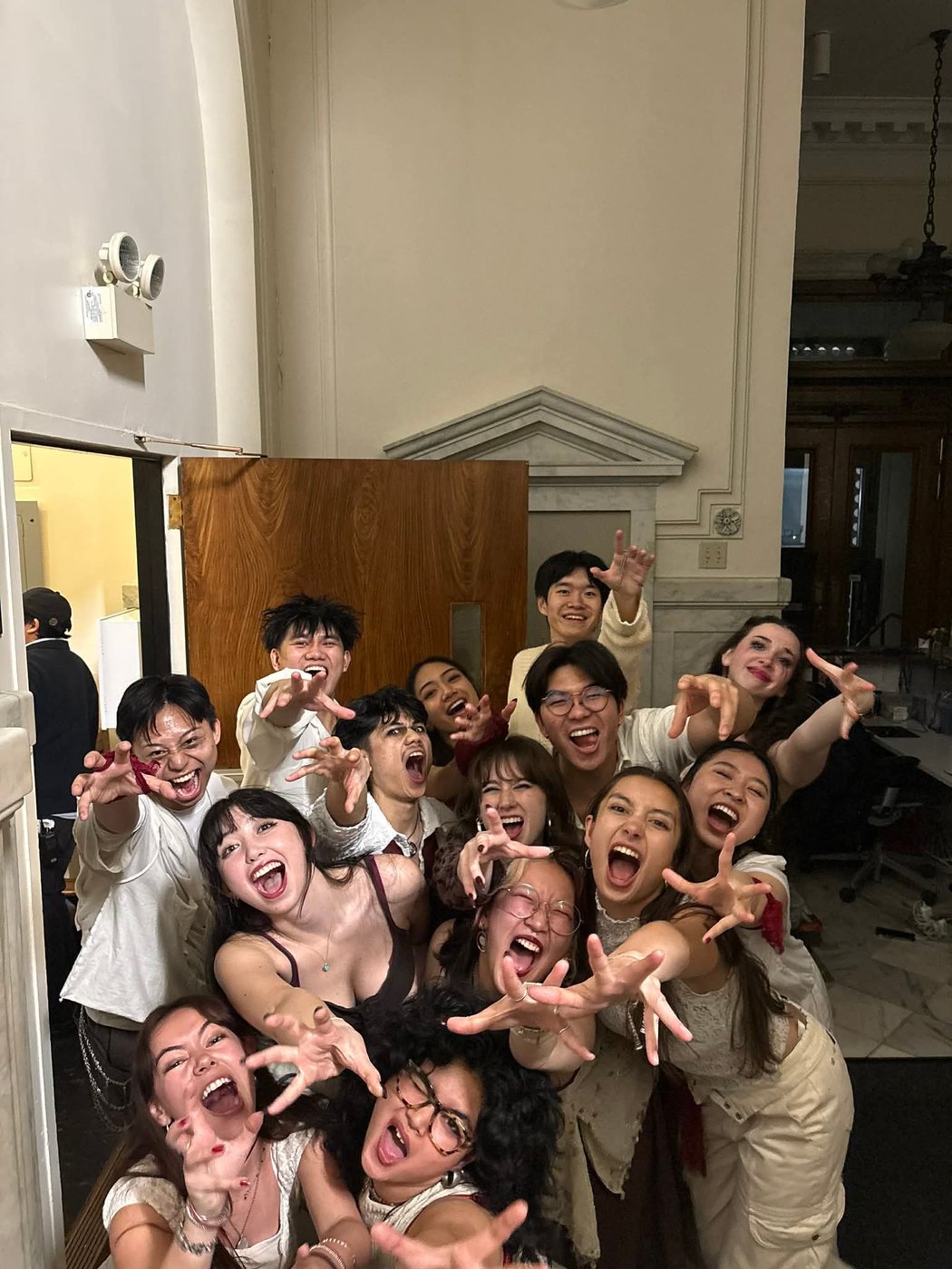 Vocollision on campus steps